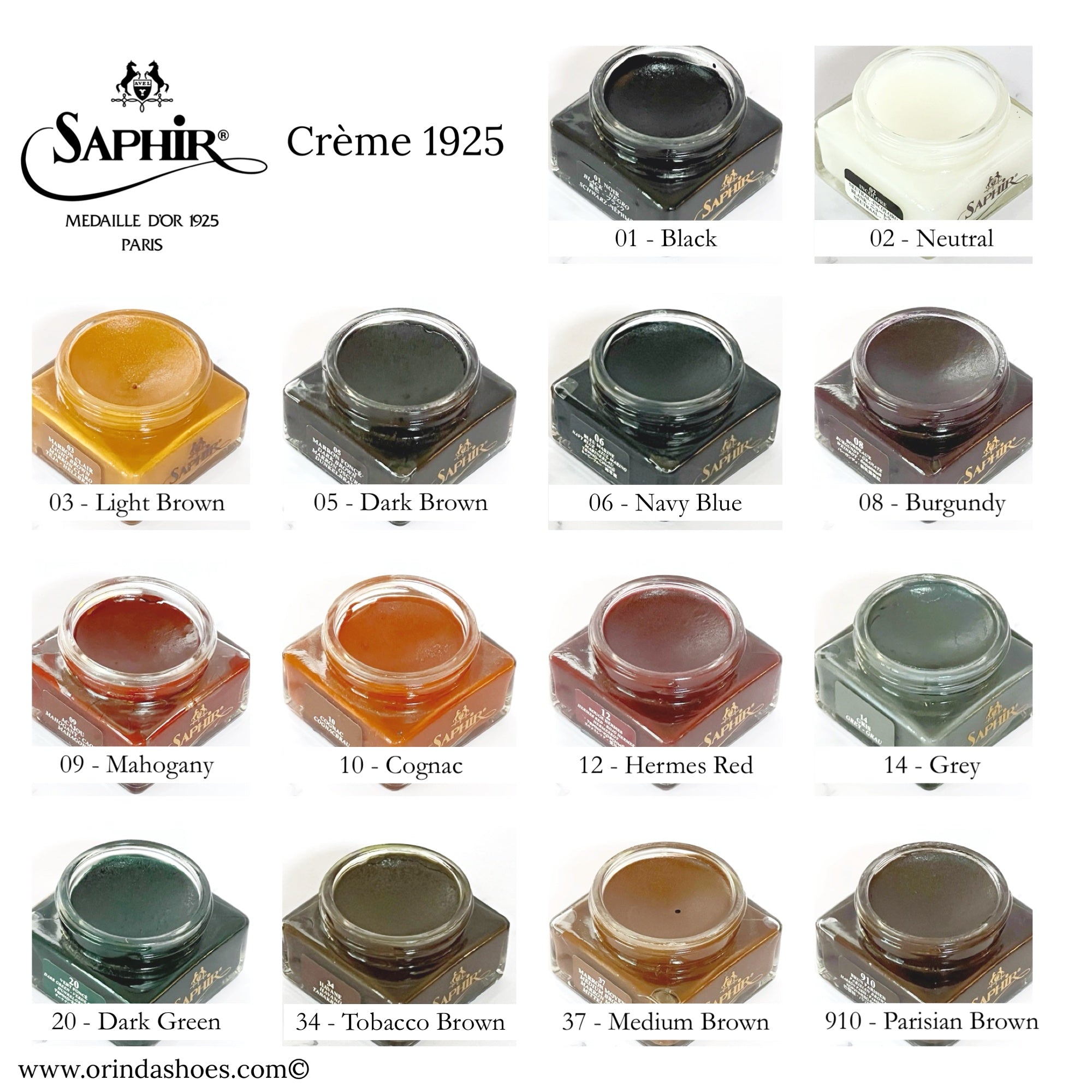 Saphir Médaille d’Or Crème 1925